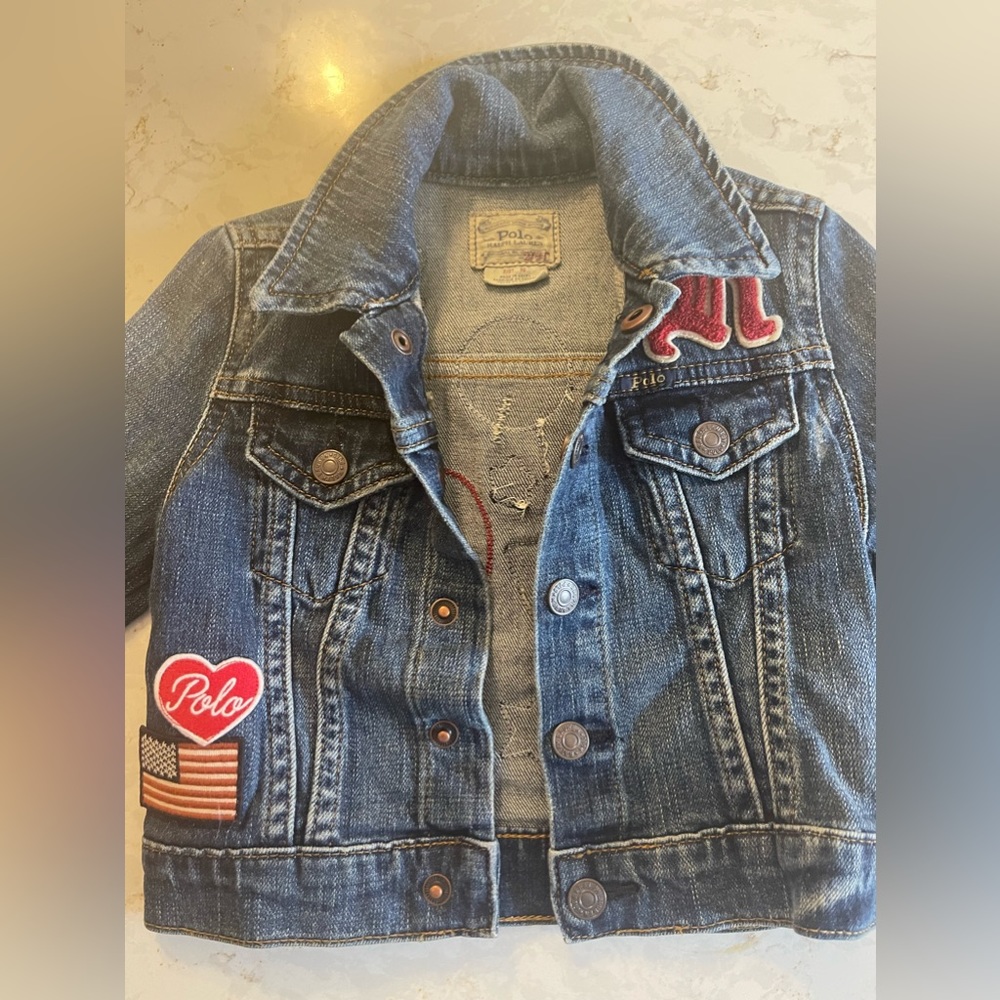 2t Jean polo jacket